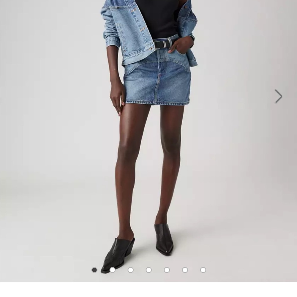 Levi western icon skirt